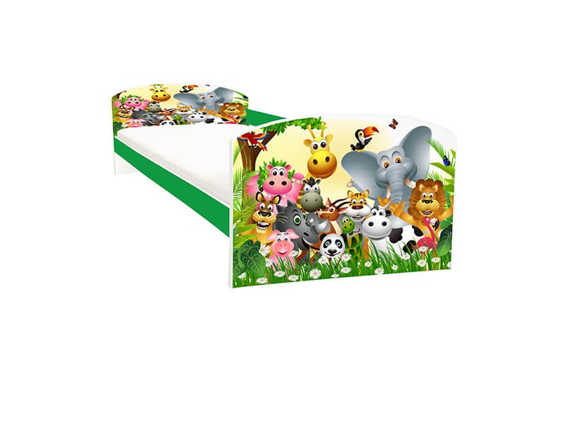 Pat copii Jungla verde Pat copii Jungla verde